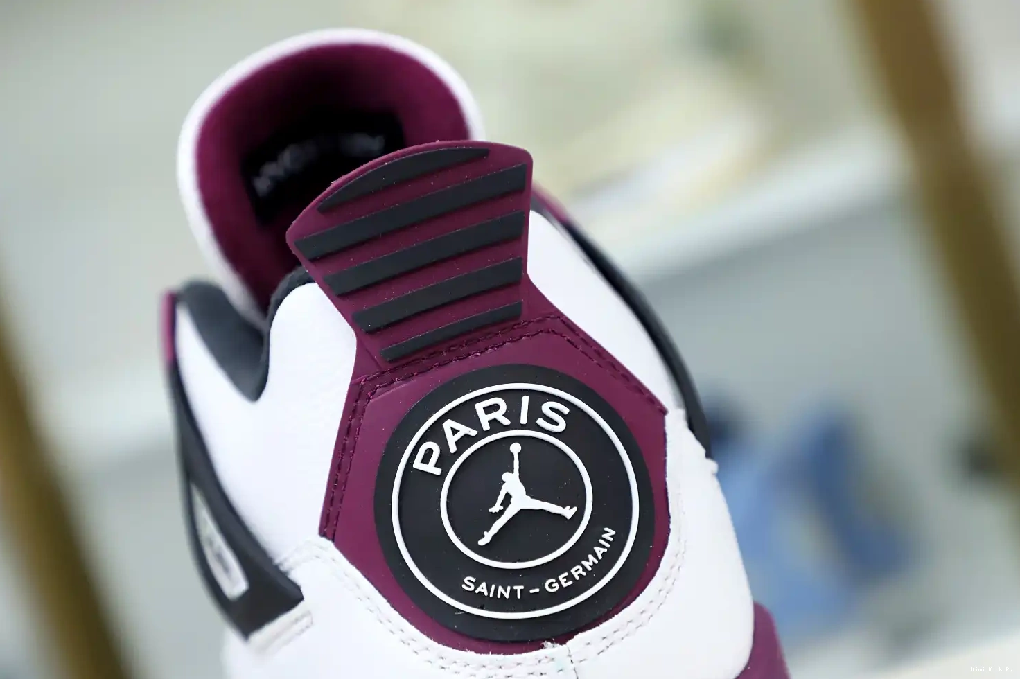 JORDAN Kimikick 4 JORDAN X RETRO 'BORDEAUX' AIR SAINT-GERMAIN AIR PARIS 0825